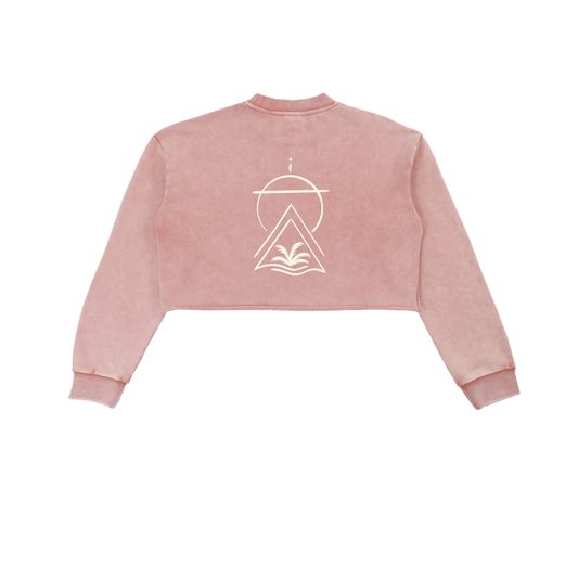 Sacred Seal Vintage Crop Long Sleeve