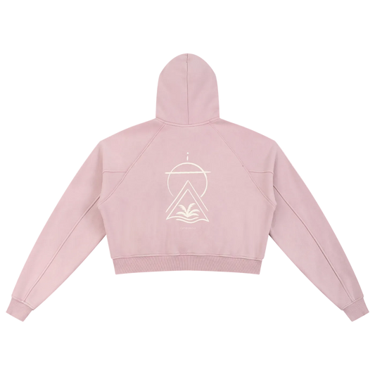 Truth Over Culture Vintage Crop Hoodie