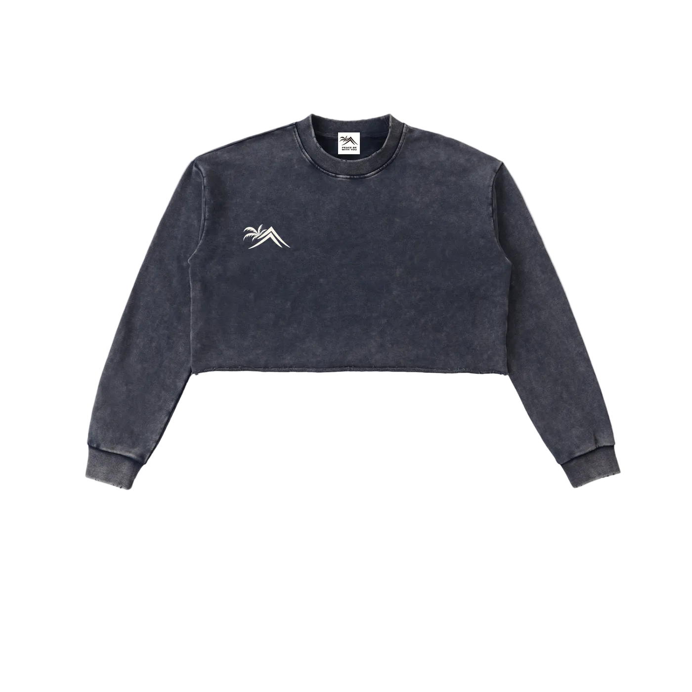 Sacred Seal Vintage Crop Long Sleeve