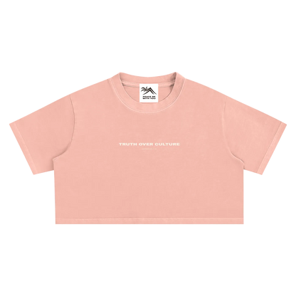 Truth Over Culture Vintage Crop