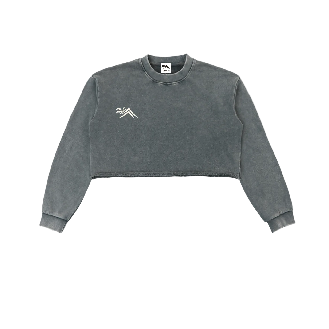 Sacred Seal Vintage Crop Long Sleeve