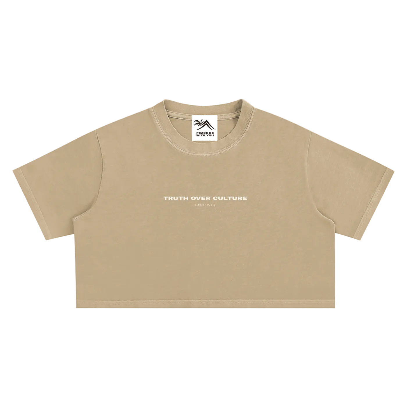 Truth Over Culture Vintage Crop