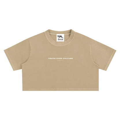 Truth Over Culture Vintage Crop