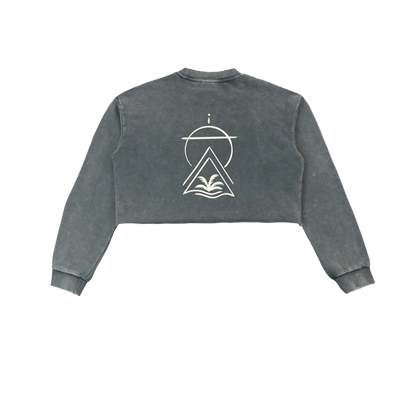 Sacred Seal Vintage Crop Long Sleeve