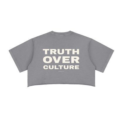 Truth Over Culture Raw Edge Crop