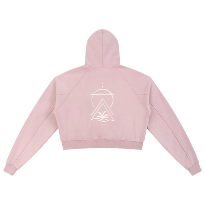 Truth Over Culture Vintage Crop Hoodie
