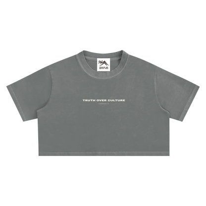 Truth Over Culture Vintage Crop