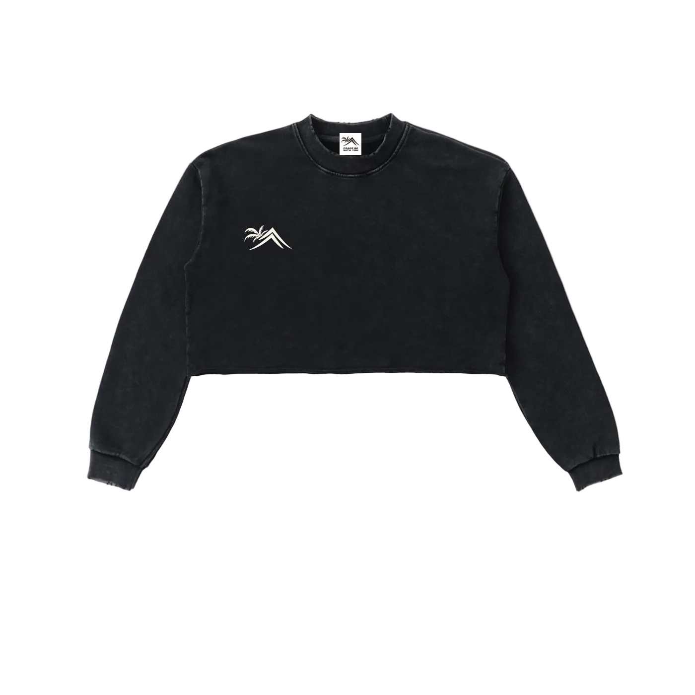 Sacred Seal Vintage Crop Long Sleeve