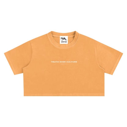 Truth Over Culture Vintage Crop