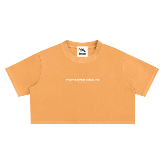 Truth Over Culture Vintage Crop