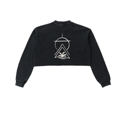 Sacred Seal Vintage Crop Long Sleeve
