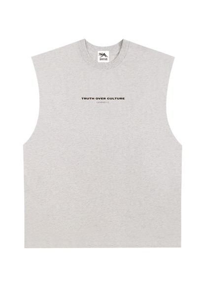 Truth Over Culture Raw Edge Tank (Light)